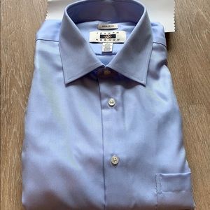Light Blue Button Down/Dress Shirt. New With Tags